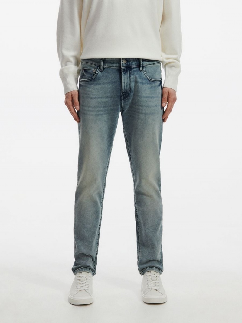 Reserved Men`s jeans trousers Niebieski | QPFUGXS-01