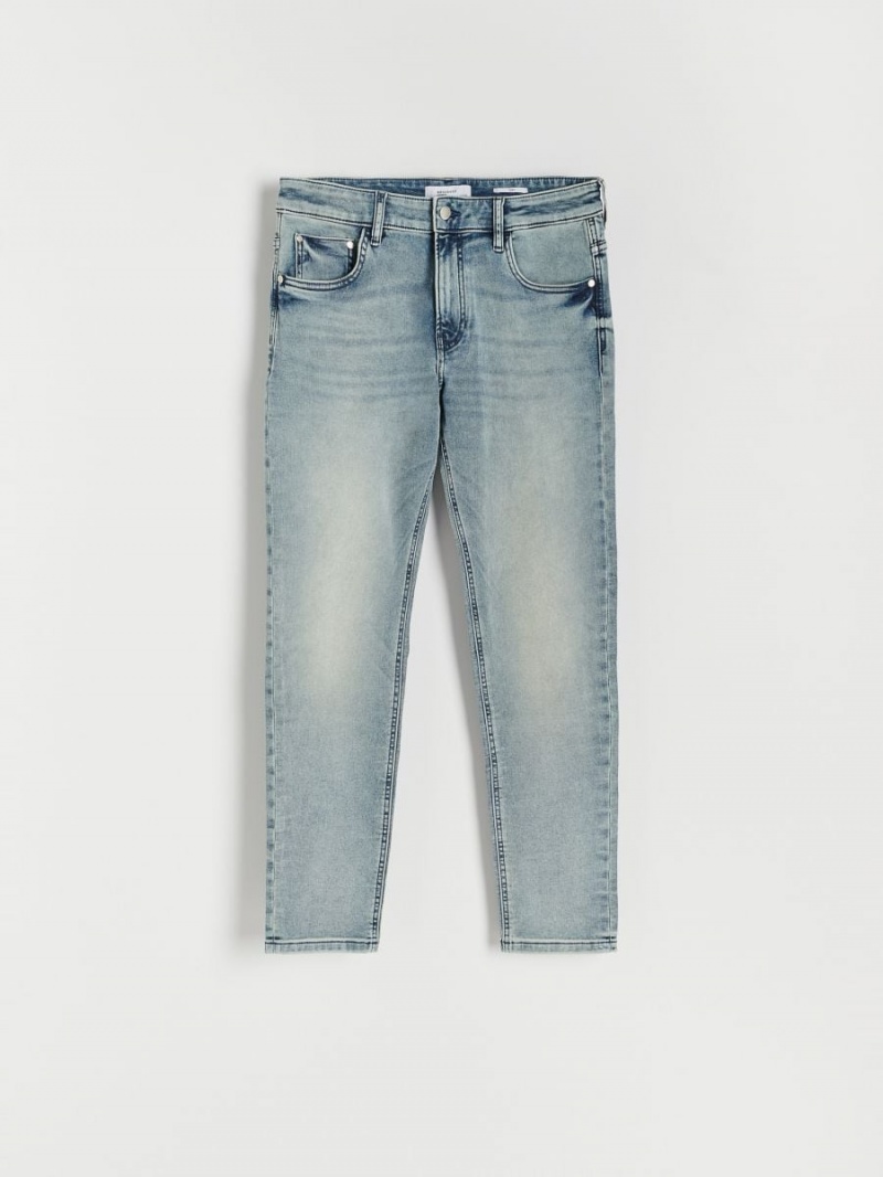 Reserved Men`s jeans trousers Niebieski | QPFUGXS-01