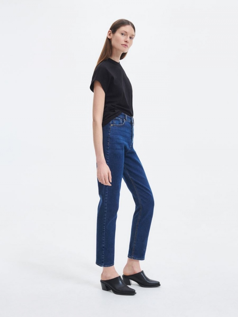 Reserved Mom fit jeans Niebieskie | UYHQFPJ-21