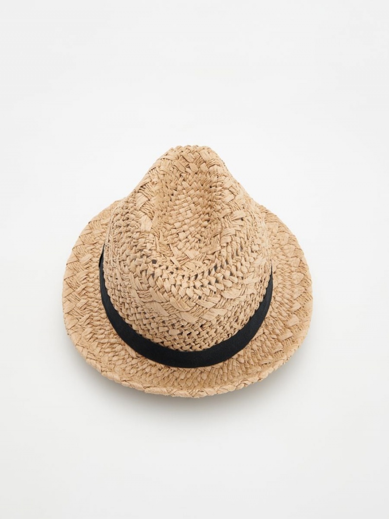 Reserved Narrow brim hat Ivory | TDMOZRJ-04