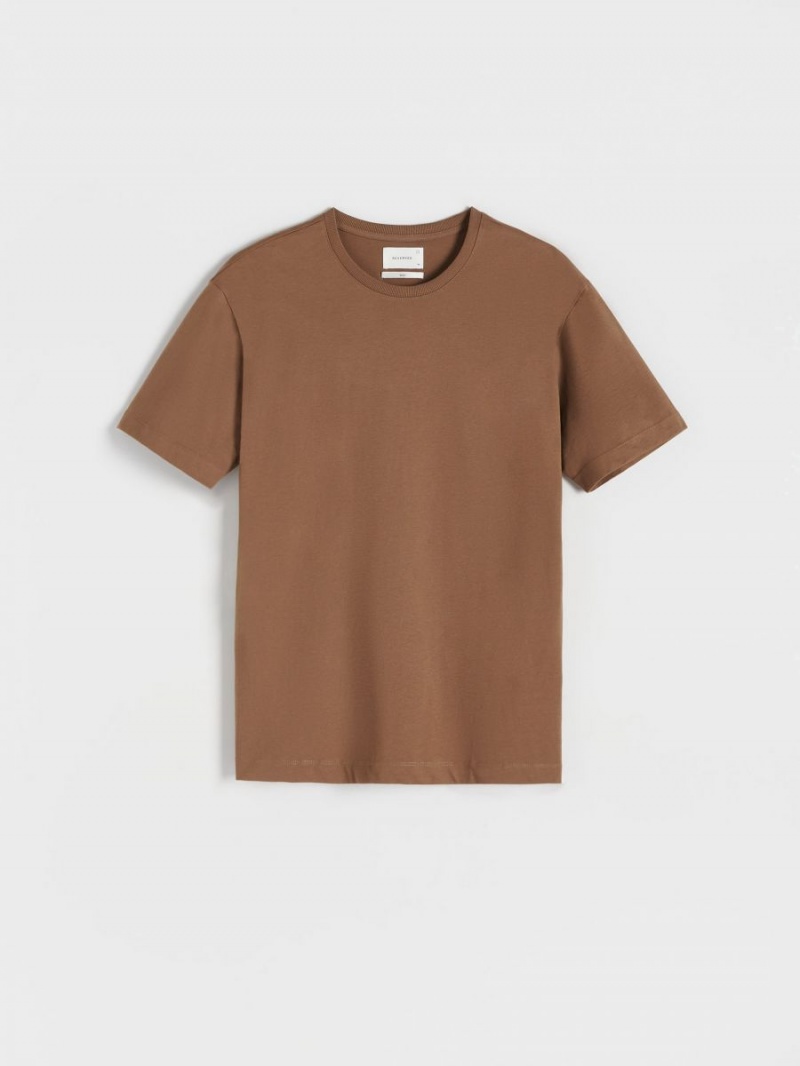 Reserved Oversized T-shirt Brązowe | IHTLBWQ-83