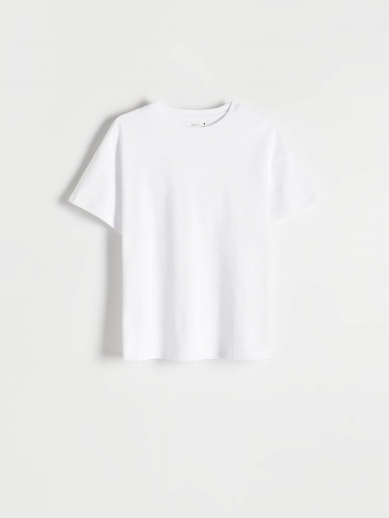 Reserved Oversized T-shirt Ivory | MDCHBQX-38