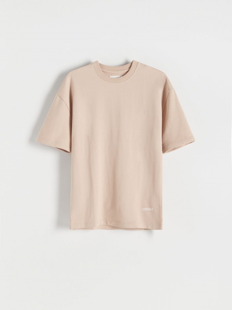 Reserved Oversized T-shirt Różowe | OSLMXGC-03