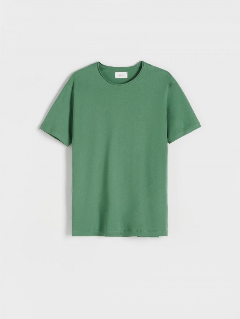 Reserved Oversized T-shirt Zielone | RPOACZE-24