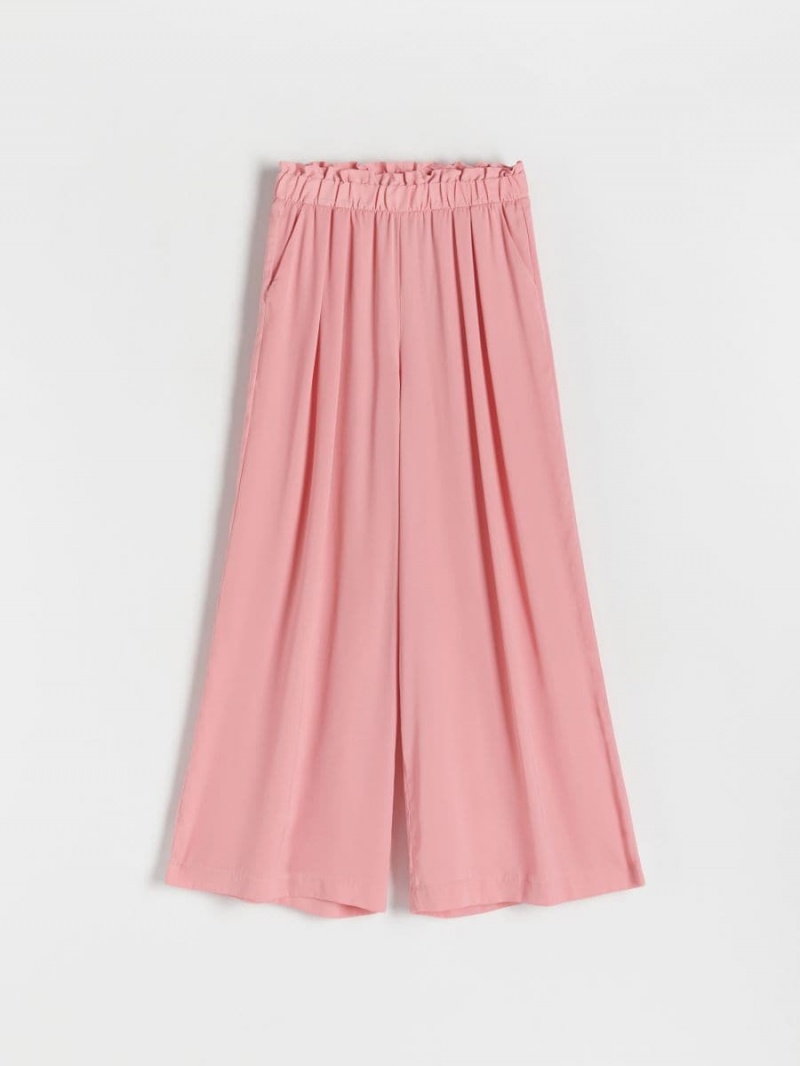 Reserved Palazzo trousers Różowe | HVIJZKT-48