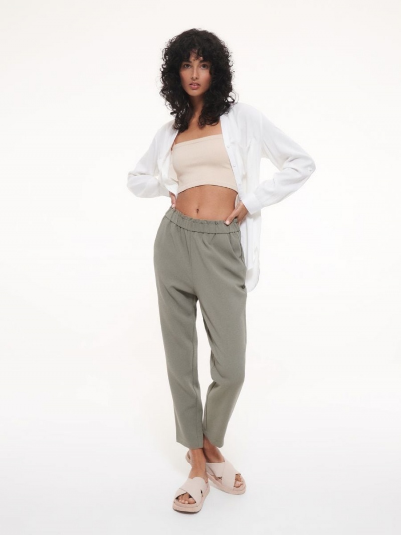 Reserved Plain joggers Khaki | BCQDWTV-29