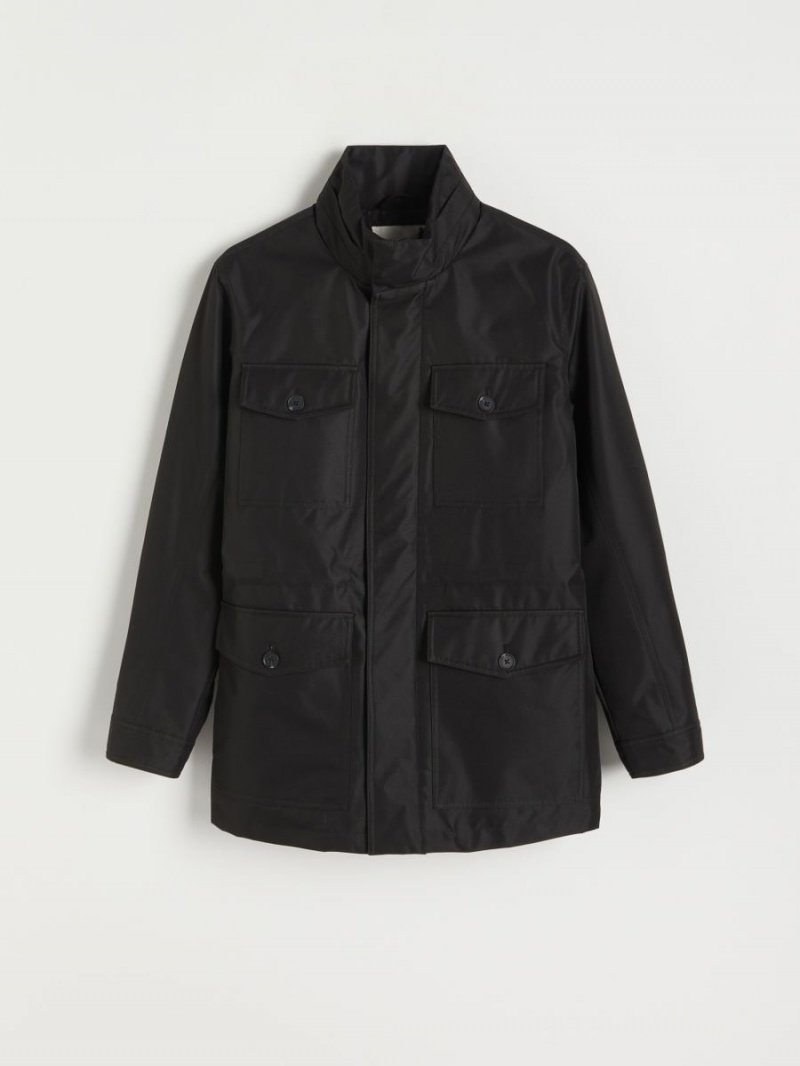 Reserved Recycled polyester jacket Czarne | FYPWOLA-14