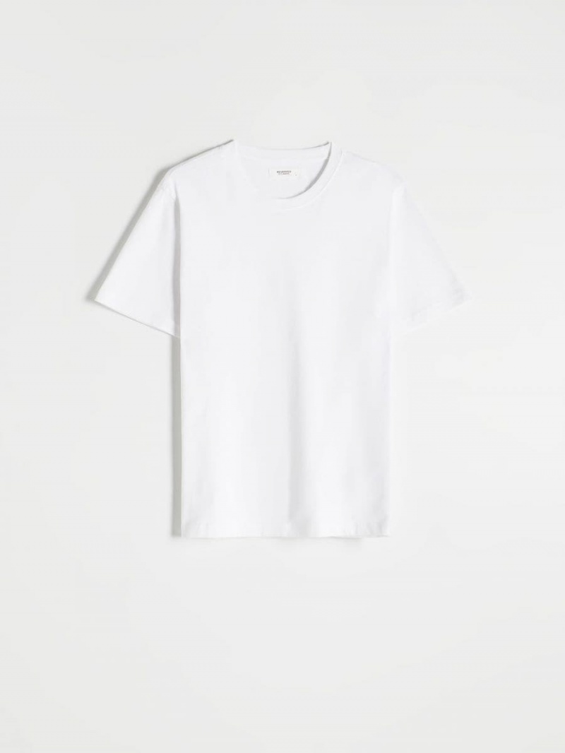 Reserved Regular fit T-shirt Białe | HJWCROY-26