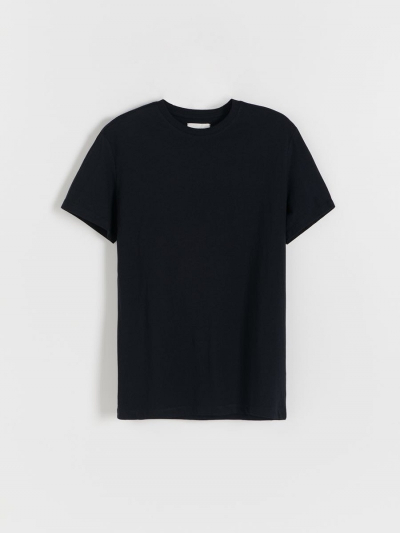 Reserved Regular fit T-shirt Czarne | MVKBXGJ-27