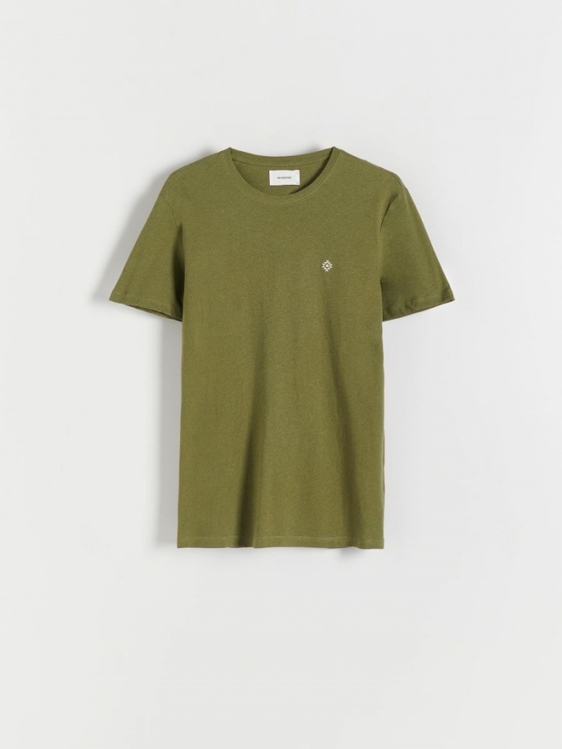 Reserved Regular fit T-shirt Khaki | GOLRUAN-73