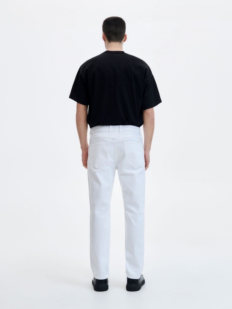 Reserved Regular fit jeans Białe | YHBDOVQ-62