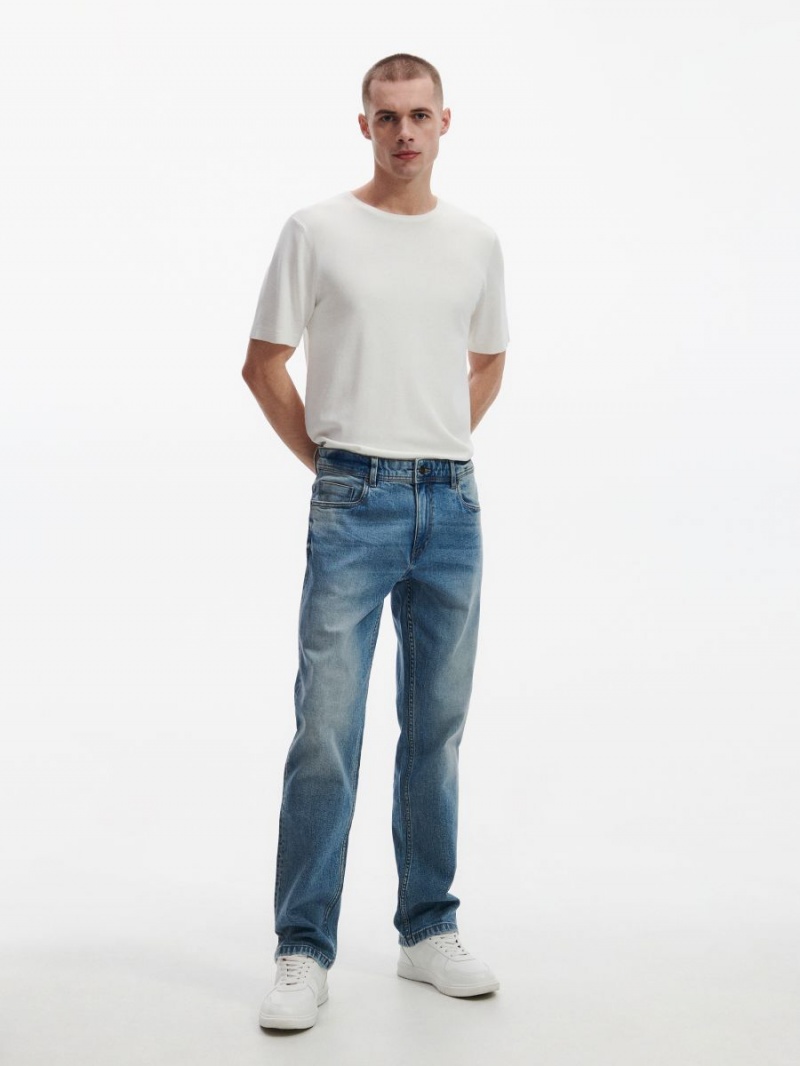 Reserved Regular fit jeans Niebieskie | DBIZAHQ-46