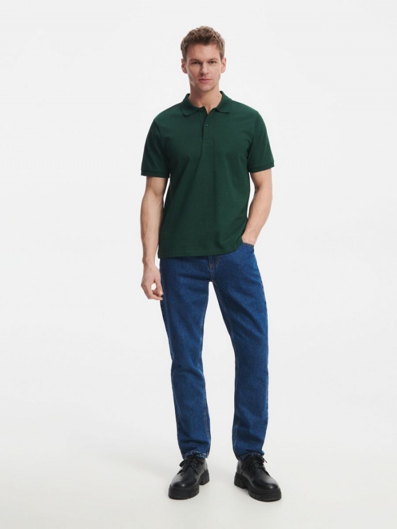 Reserved Regular fit polo shirt Khaki | XQUOWJA-76