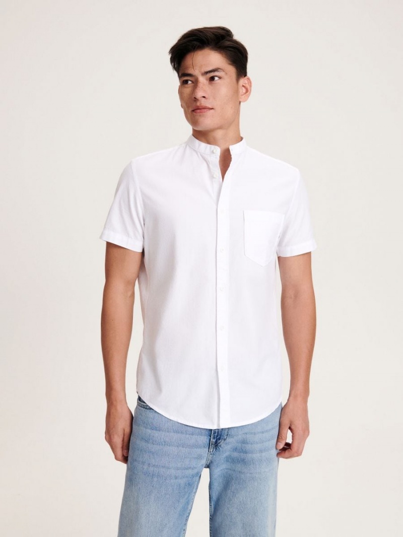 Reserved Regular fit shirt Białe | NKGDVEC-24