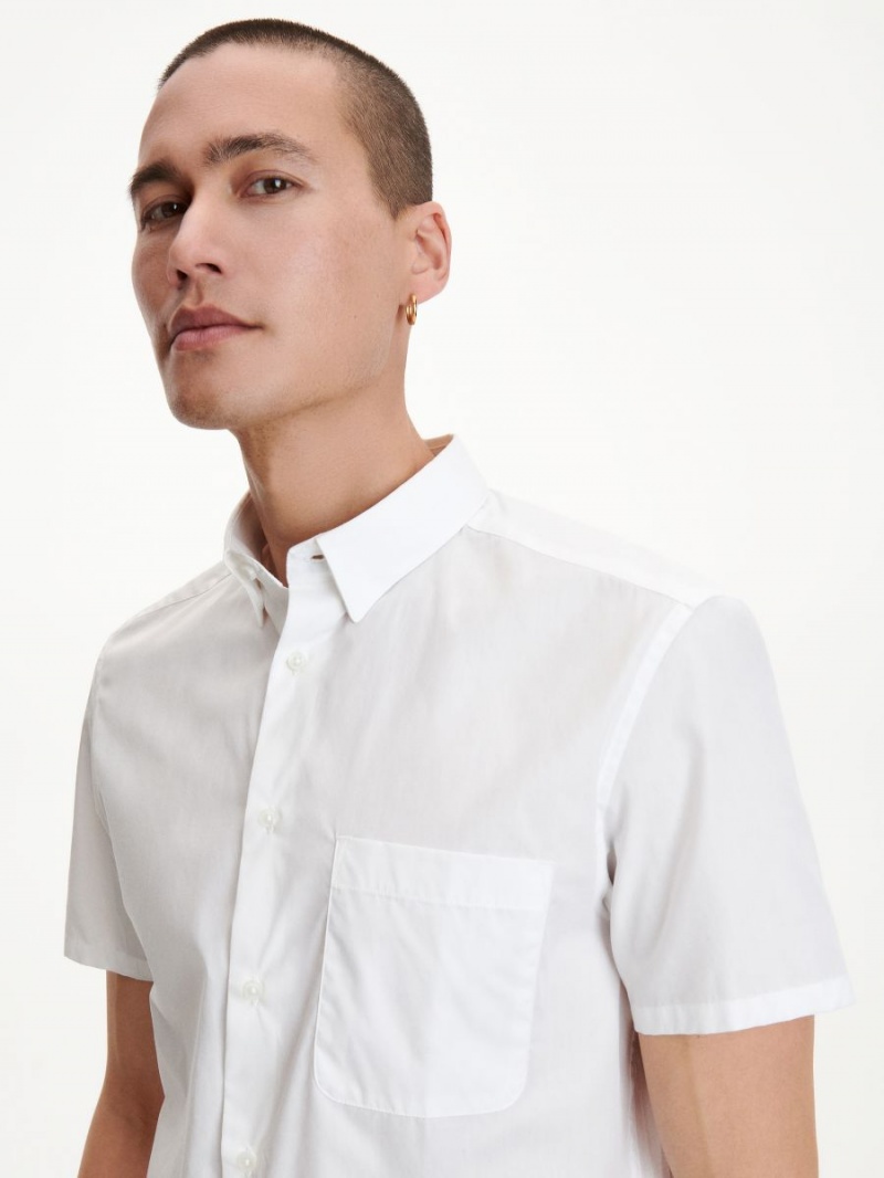 Reserved Regular fit shirt Białe | RAVSTFN-17