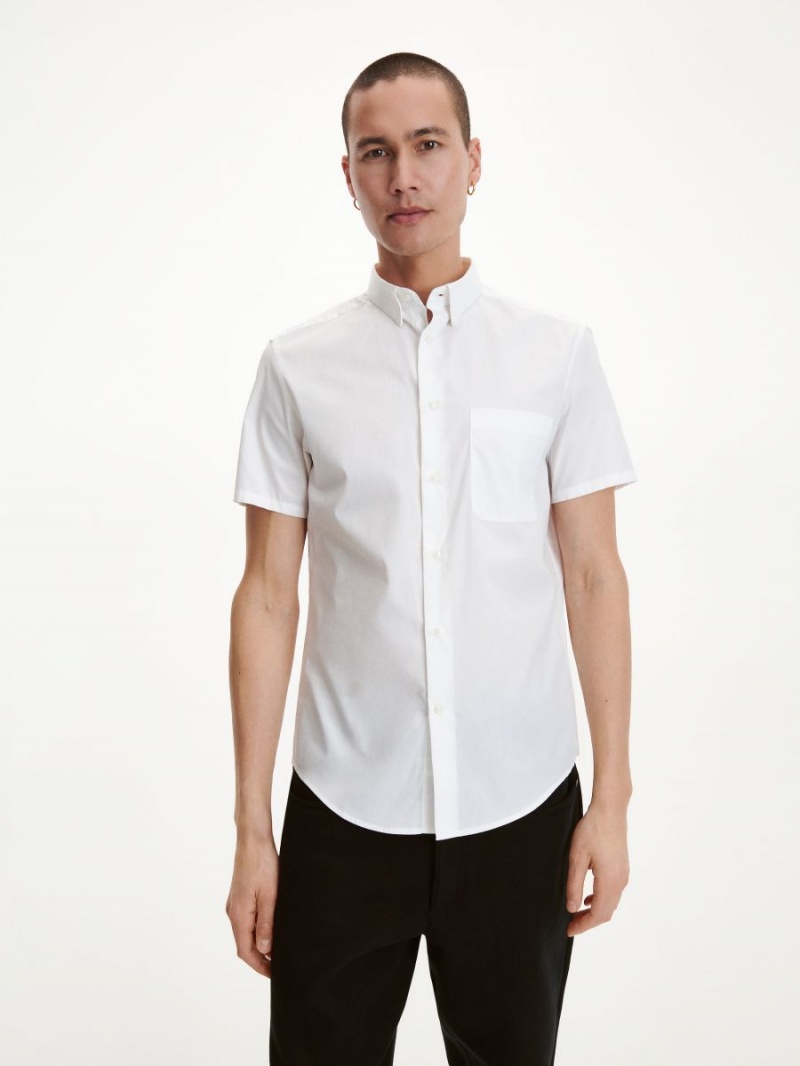 Reserved Regular fit shirt Białe | RAVSTFN-17