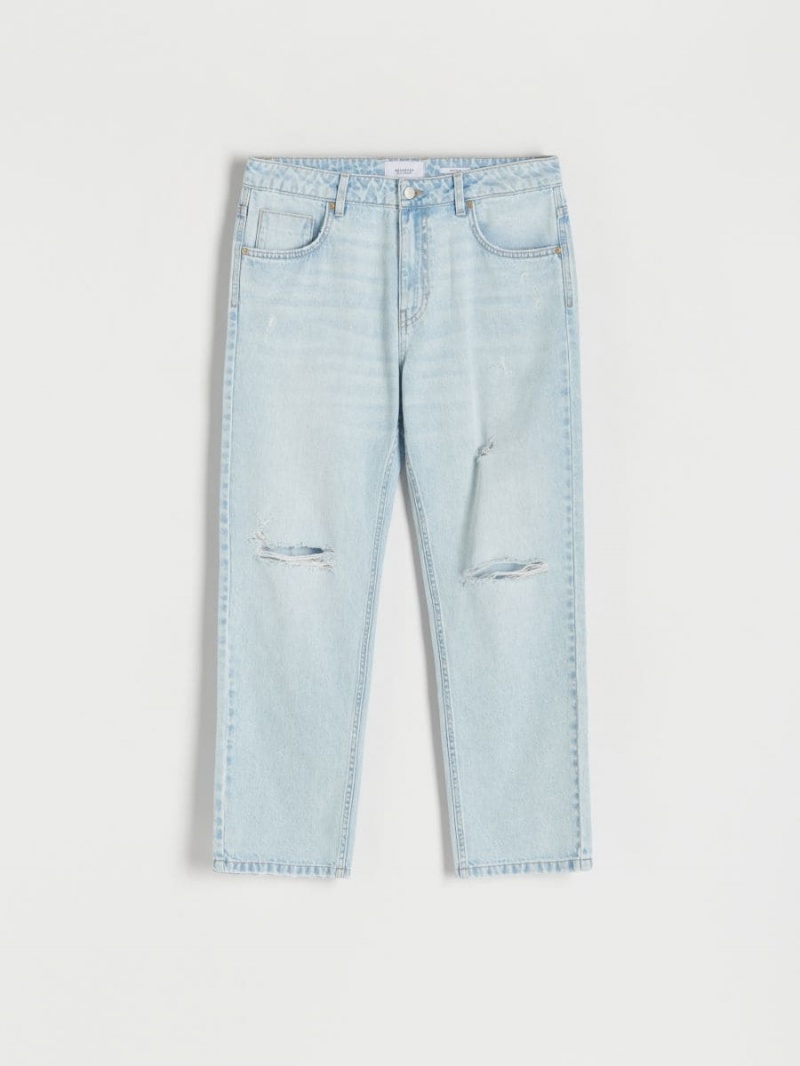 Reserved Regular jeans Niebieskie | PLBMHQF-23