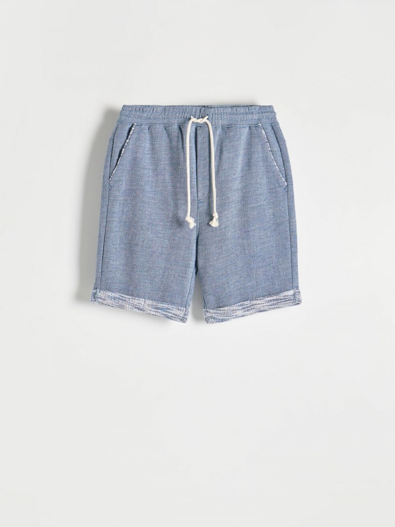 Reserved Regular shorts Granatowe | DPESCQU-42