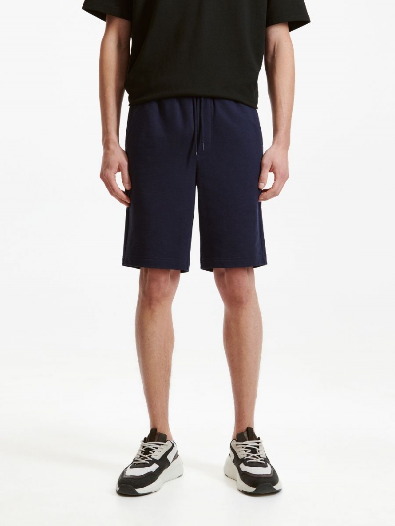 Reserved Regular shorts Granatowe | PUKECGF-05