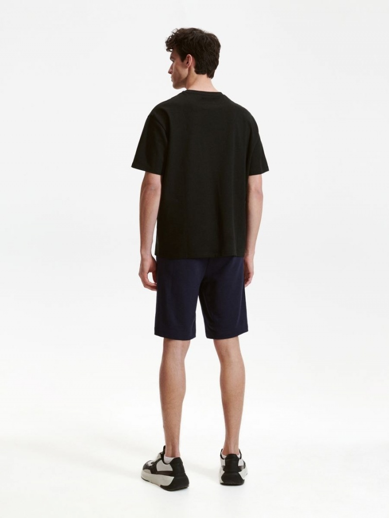 Reserved Regular shorts Granatowe | PUKECGF-05