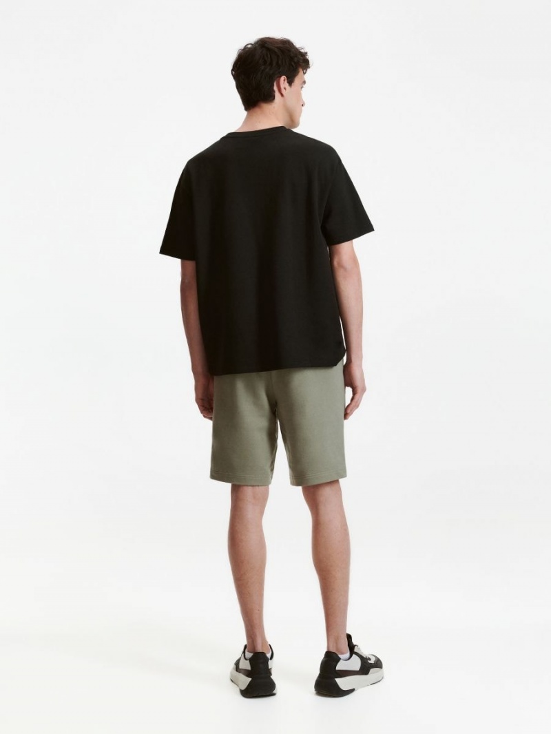 Reserved Regular shorts Khaki | HBZFYDU-93