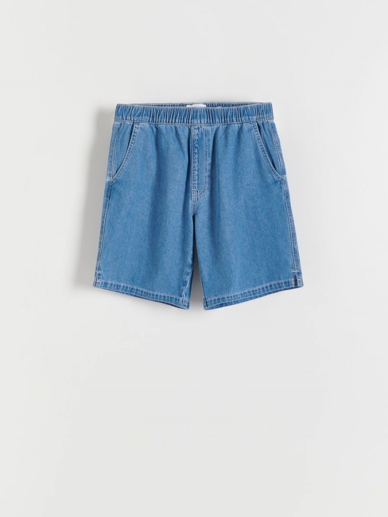 Reserved Regular shorts Niebieskie | BMYWLVQ-76