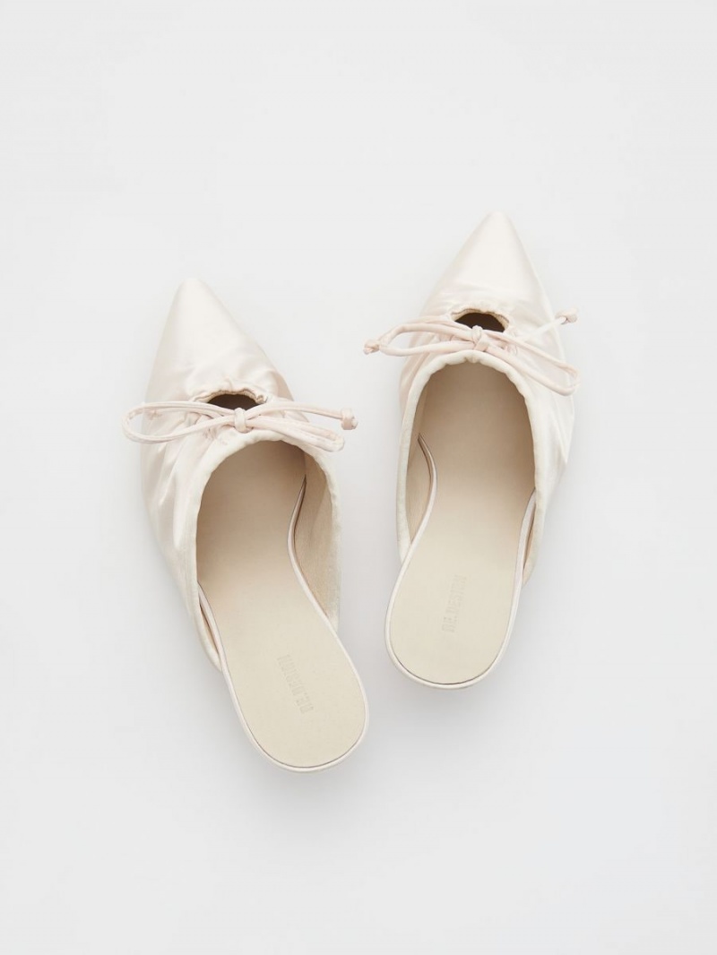 Reserved Satin pumps Ivory | OPIEKXH-20