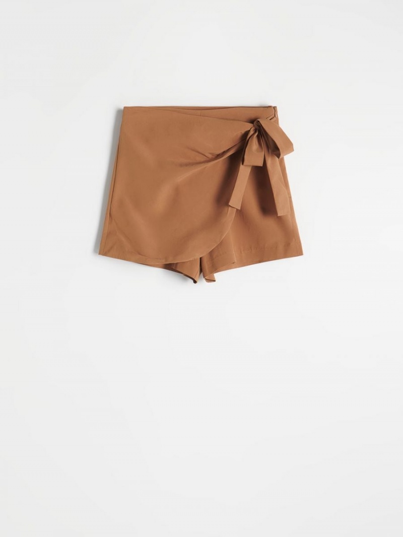 Reserved Skort Brązowe | IQRVUHW-43