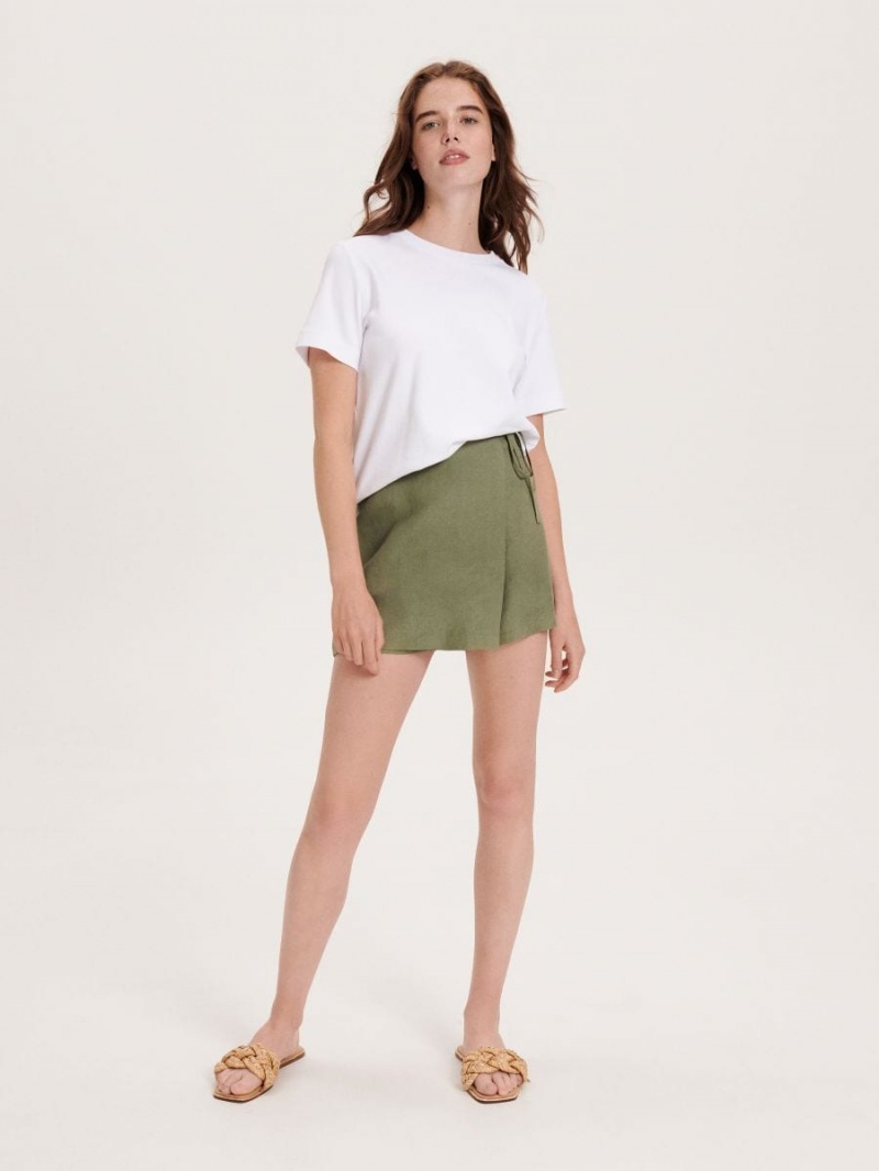 Reserved Skort Khaki | IWSKZMJ-25