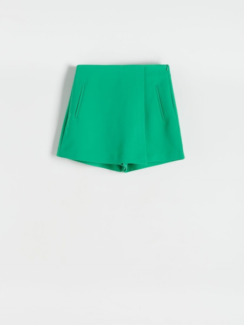 Reserved Skort Zielone | HWMEVLI-34