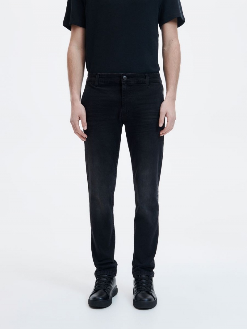 Reserved Slim chino jeans Czarne | NOWDUPT-27