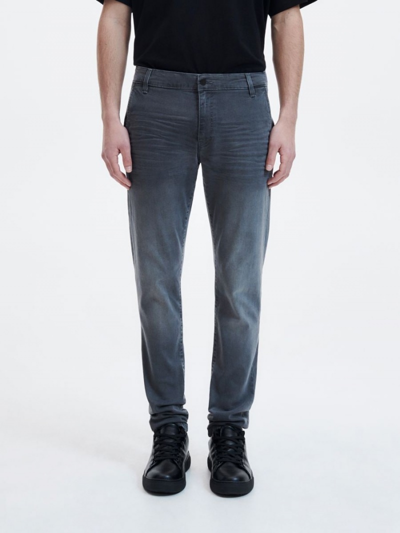 Reserved Slim chino jeans Szare | FPOAZDS-80