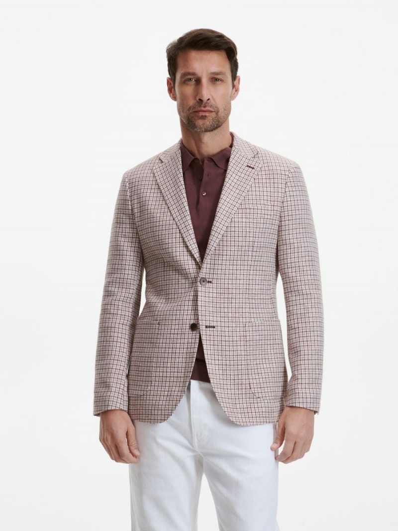 Reserved Slim fit blazer Fioletowe | APBROVK-24