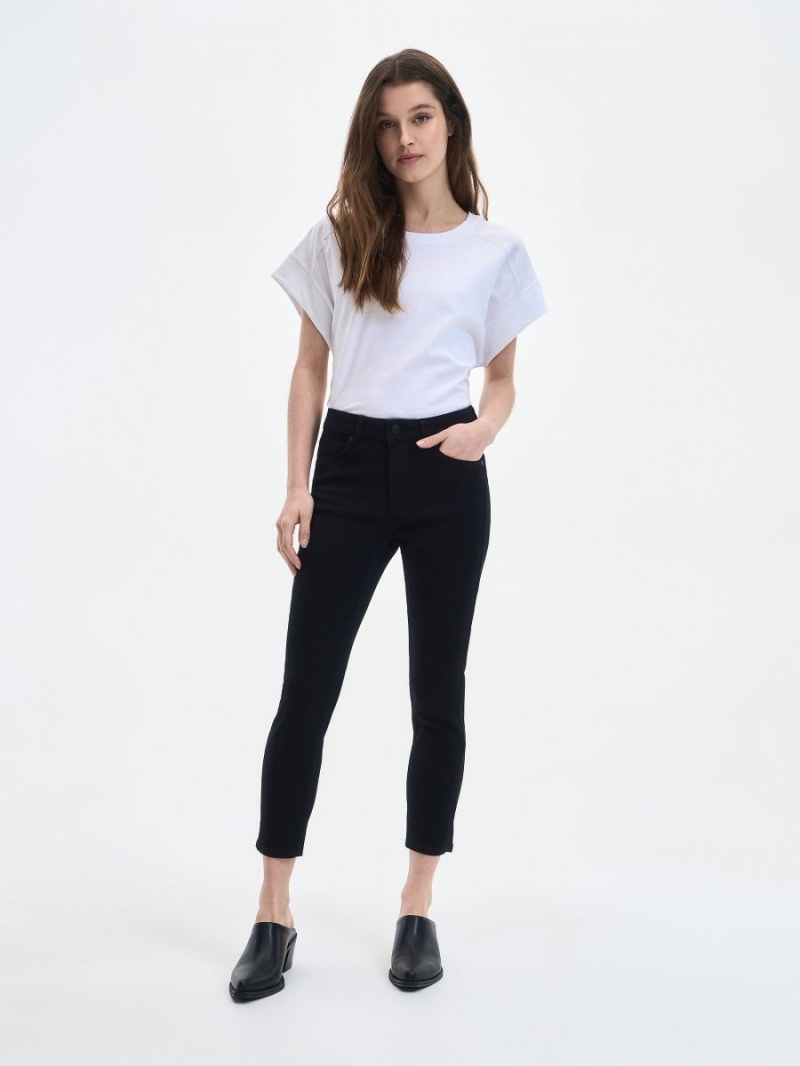 Reserved Slim jeans Czarne | GXEOJUM-43