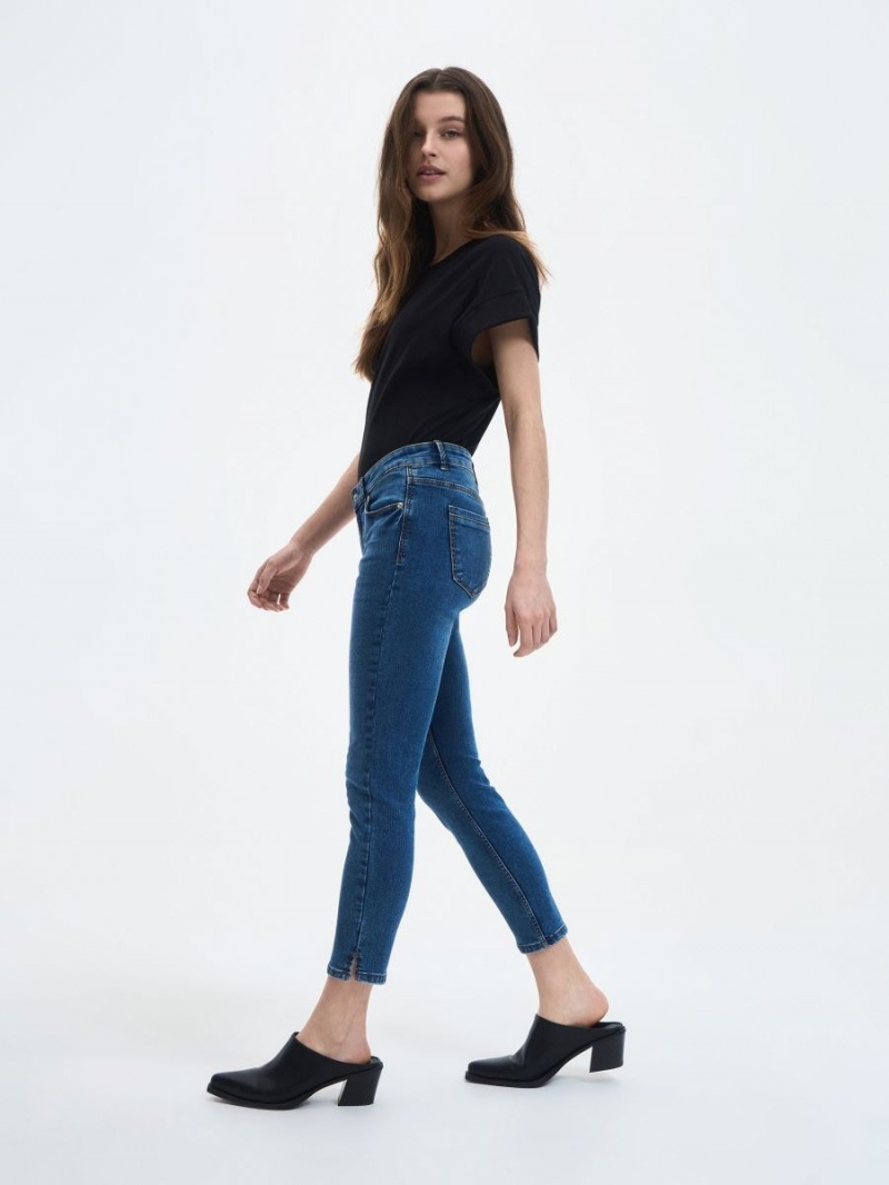 Reserved Slim jeans Niebieskie | CFERTOS-06