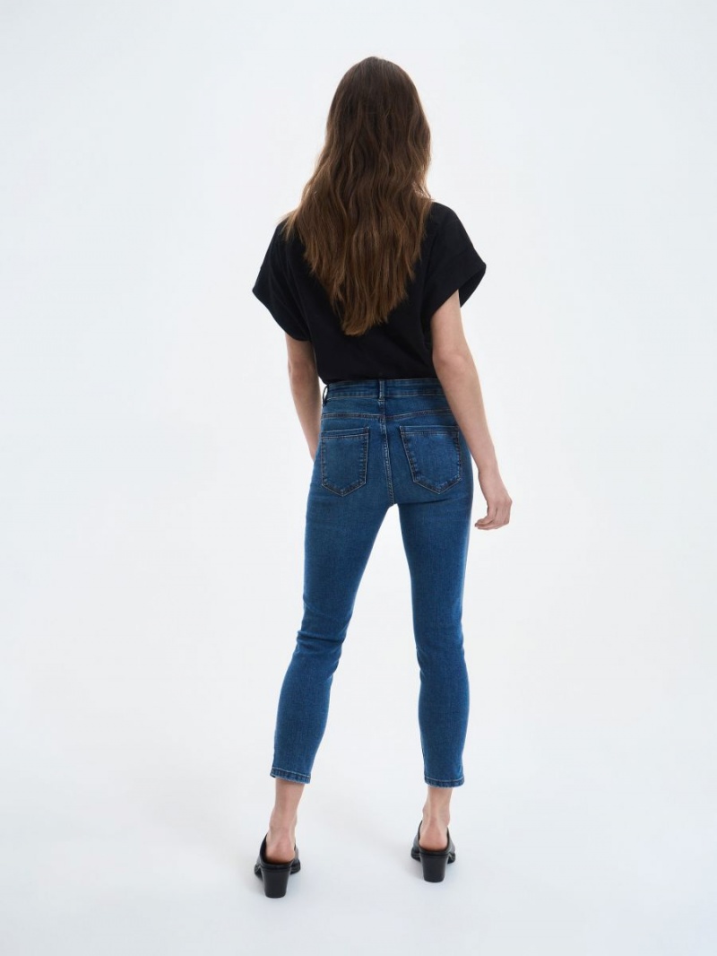 Reserved Slim jeans Niebieskie | CFERTOS-06