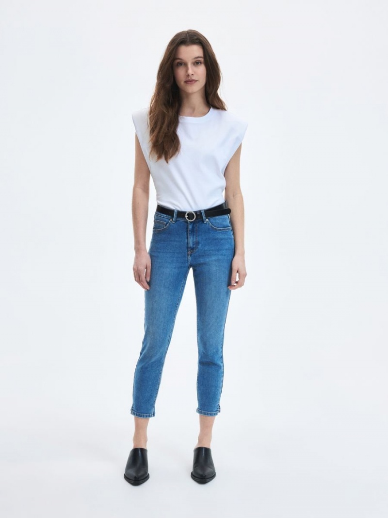 Reserved Slim jeans Niebieskie | IRHNFVE-48