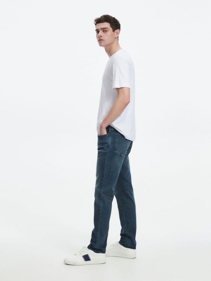 Reserved Slim jeans Niebieskie | YWBFKTC-12