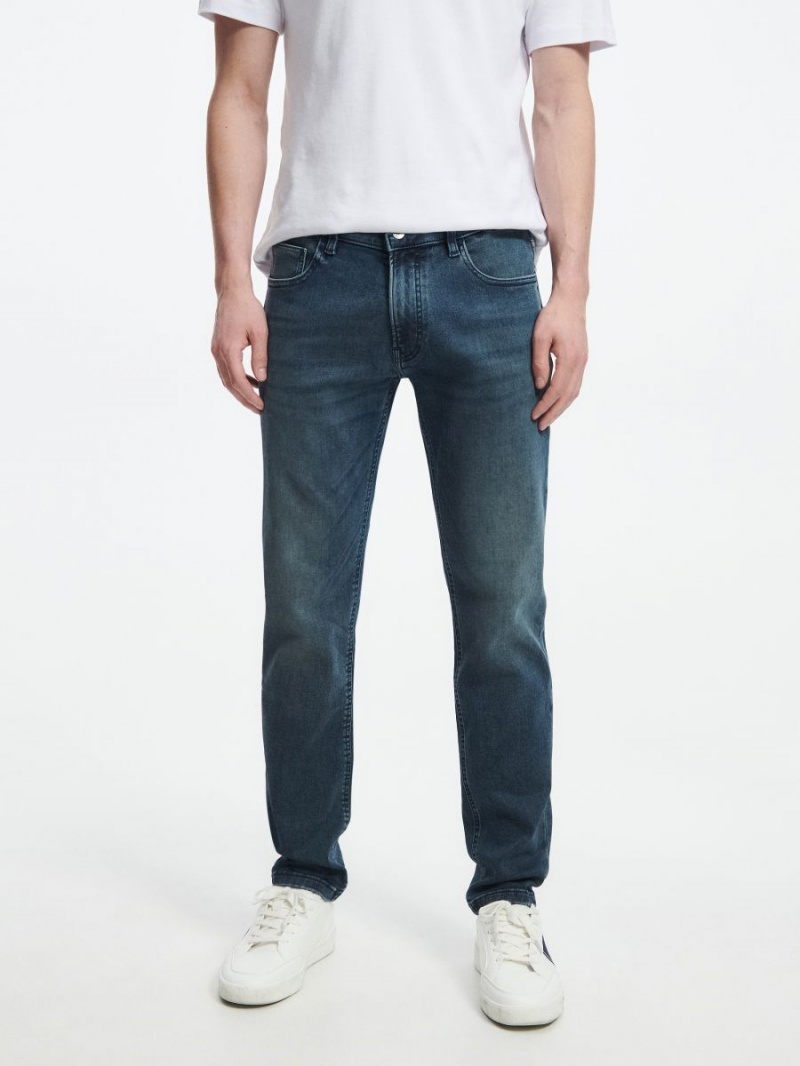 Reserved Slim jeans Niebieskie | YWBFKTC-12