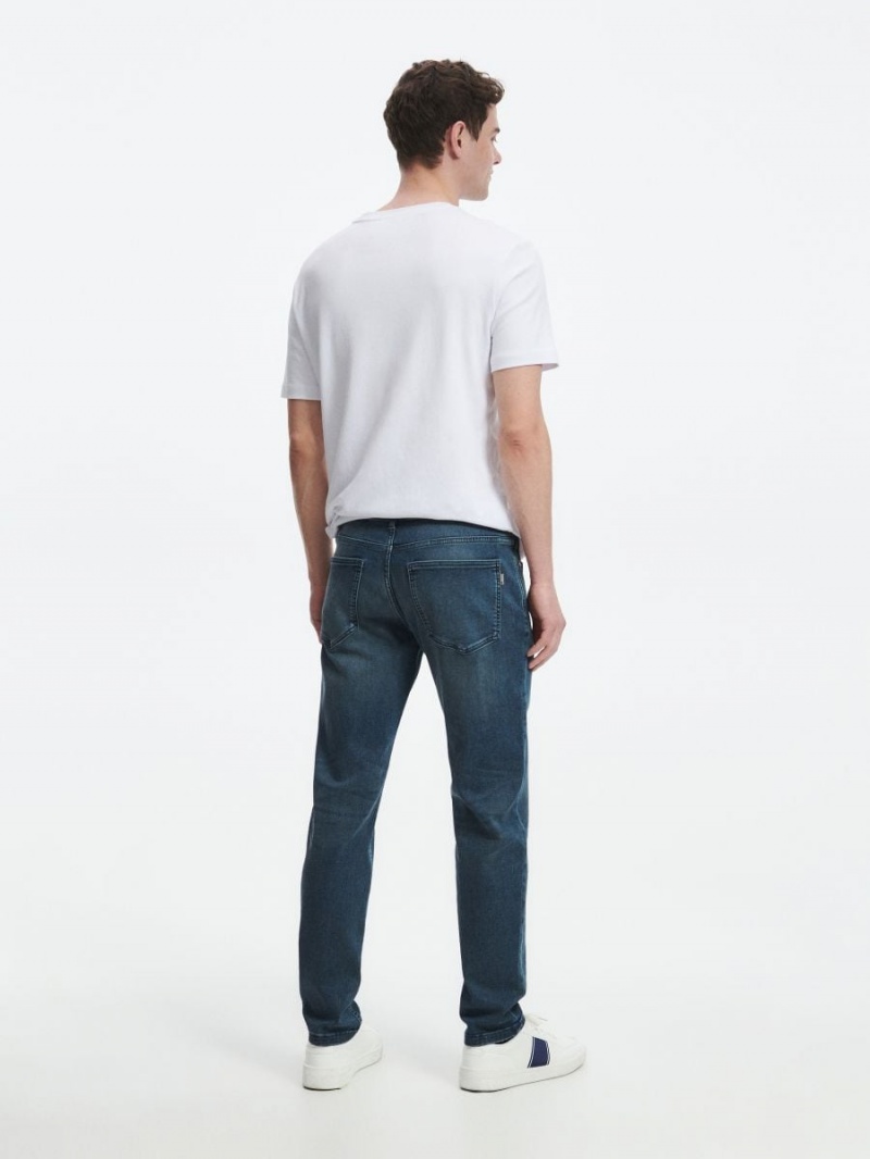 Reserved Slim jeans Niebieskie | YWBFKTC-12