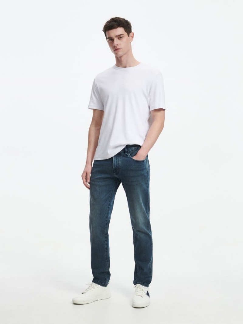 Reserved Slim jeans Niebieskie | YWBFKTC-12