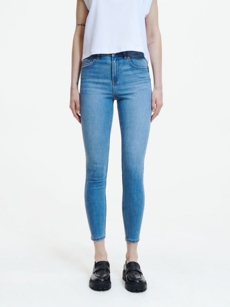 Reserved Slim push up jeans Niebieskie | GXSAMFZ-30