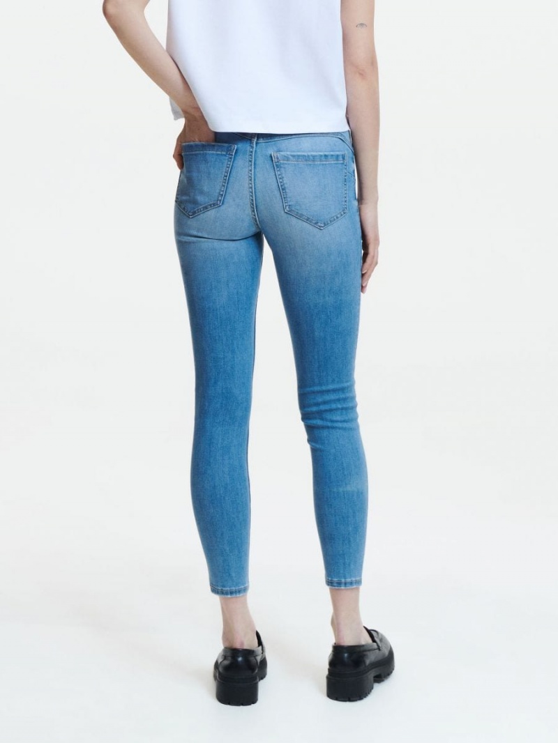 Reserved Slim push up jeans Niebieskie | GXSAMFZ-30