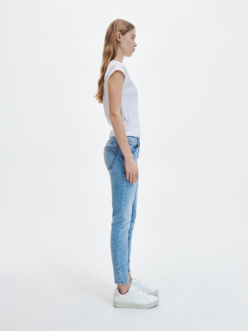 Reserved Slim push up jeans Niebieskie | FJHWNYT-25