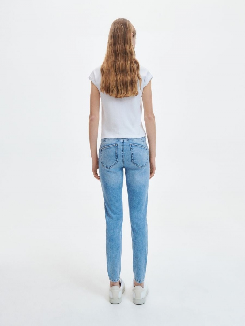 Reserved Slim push up jeans Niebieskie | FJHWNYT-25