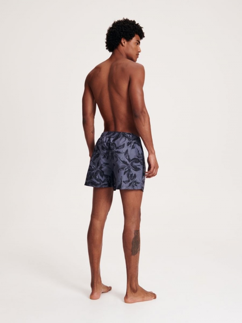 Reserved Swim shorts Czarne | EILUBSF-80