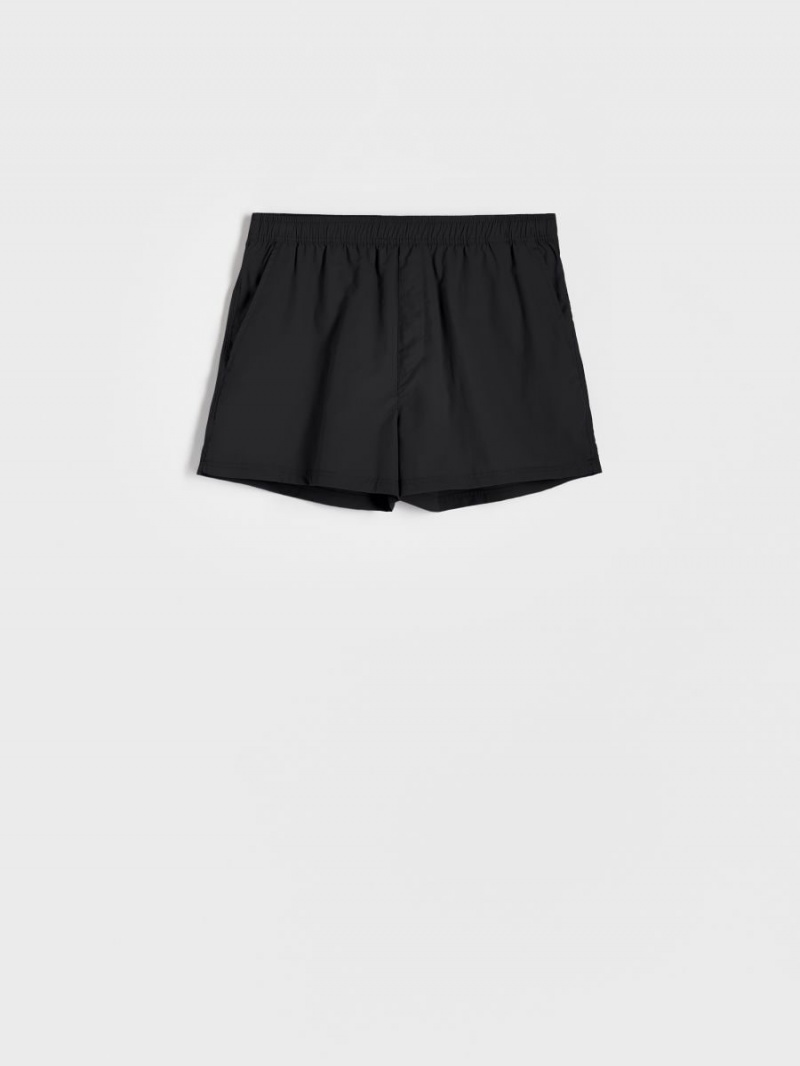 Reserved Swim shorts Czarne | VHZMPJL-81