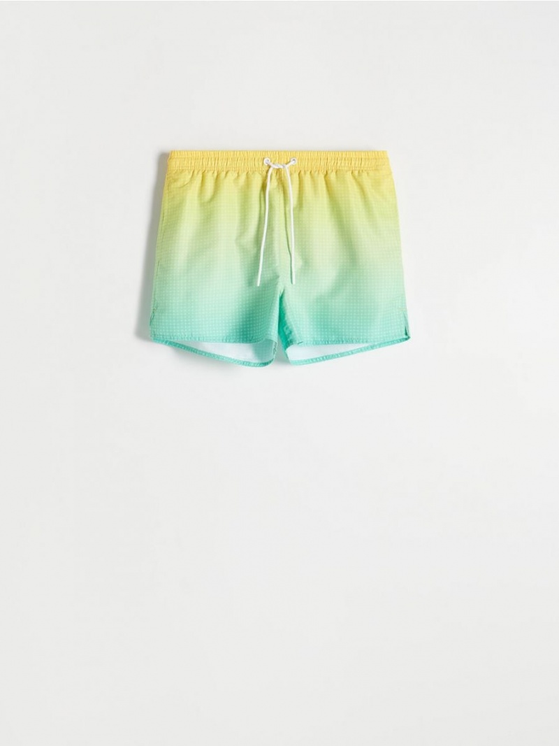 Reserved Swim shorts Żółte | GELWFJM-85