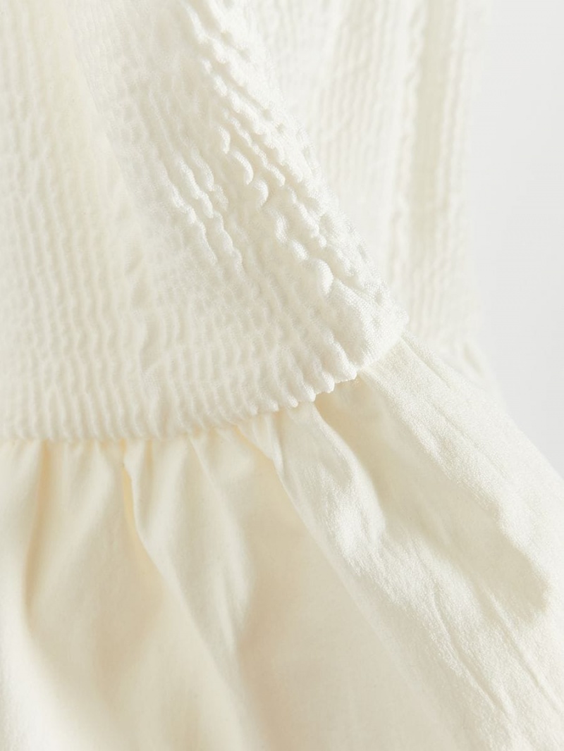 Reserved Top with overskirt Ivory | XRAOWCJ-53