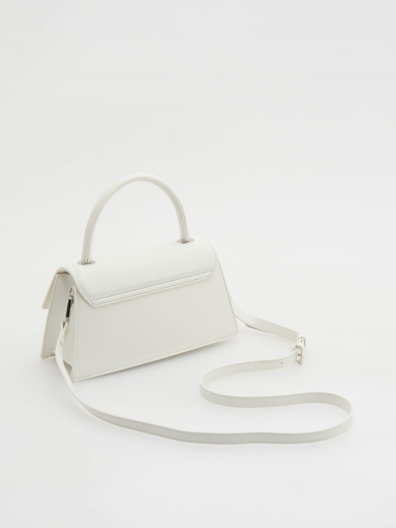 Reserved Trapeze mini bag Białe | XLYAVGZ-95